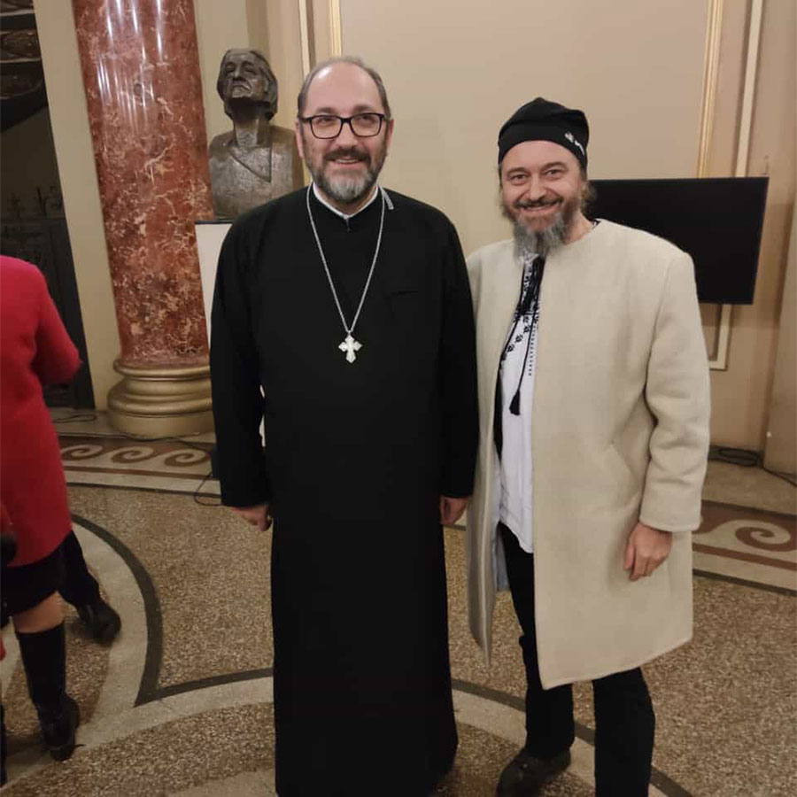 Pr. Prof. Dr. Constatin Necula și Preș. Bio România Avraham Marian Cioceanu